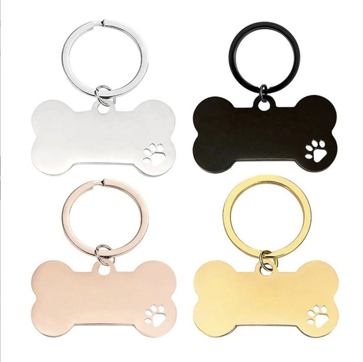 Metal Pet Tag Keychains