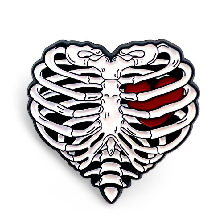 Ribcage & Heart Pin
