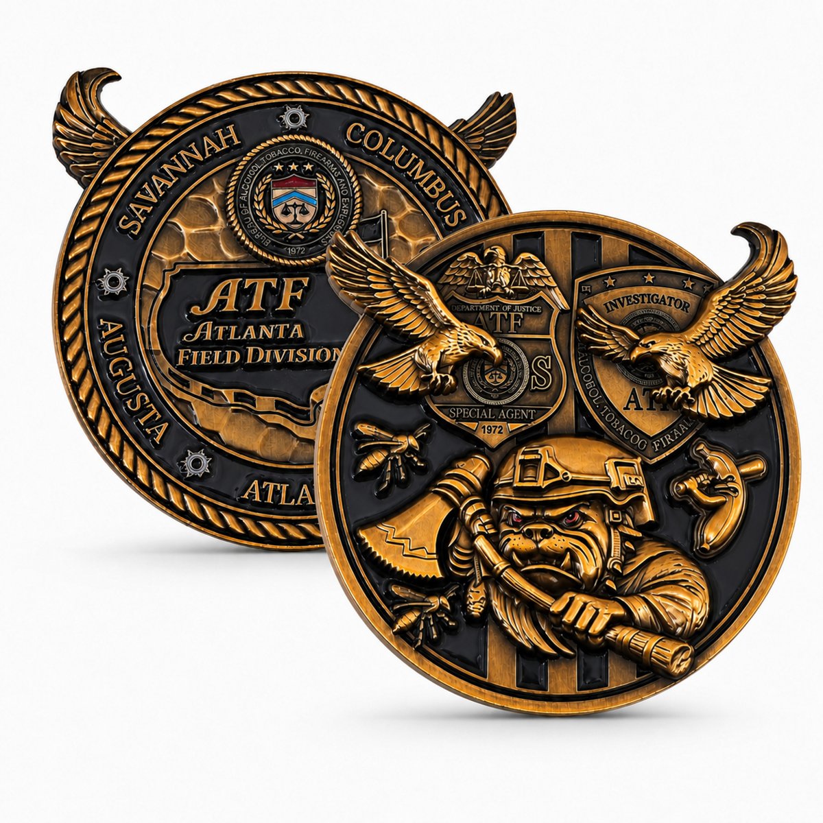 Eagle Relief Challenge Coin