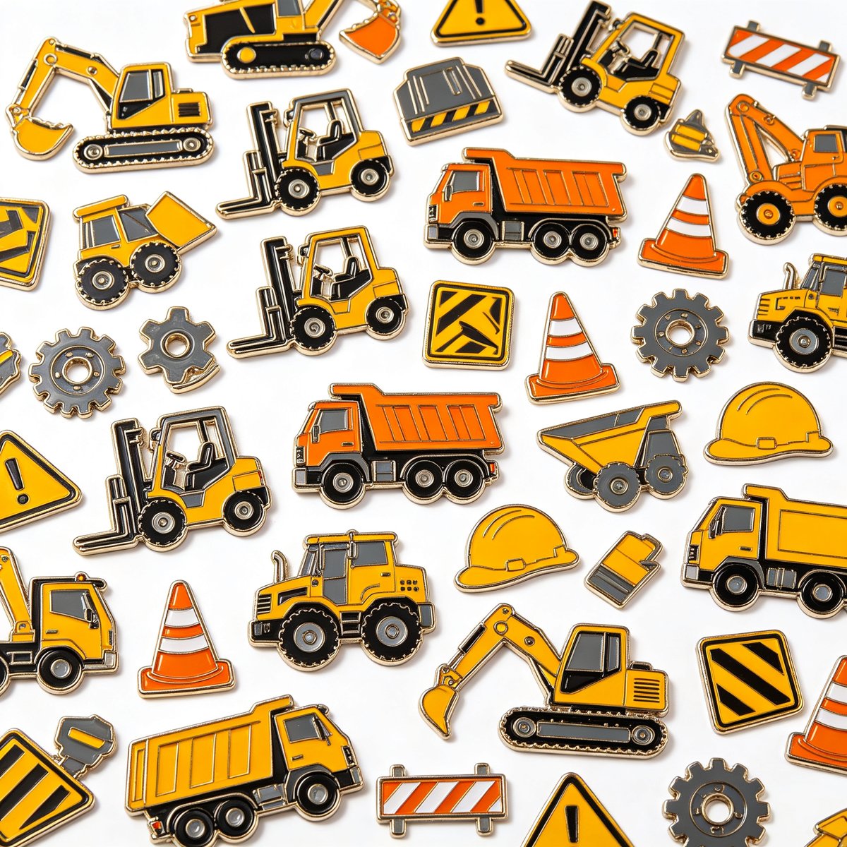 Construction Vehicle Pins