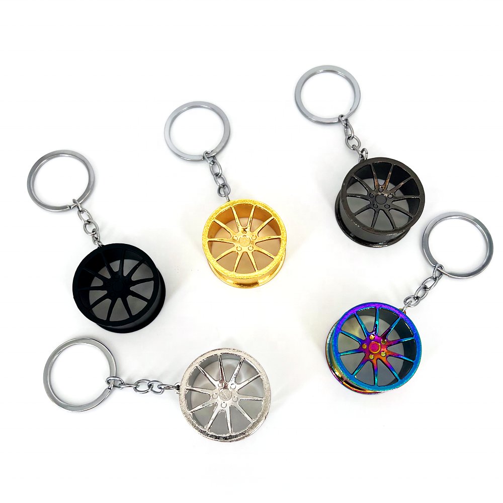 Car Wheel Detail Keychains