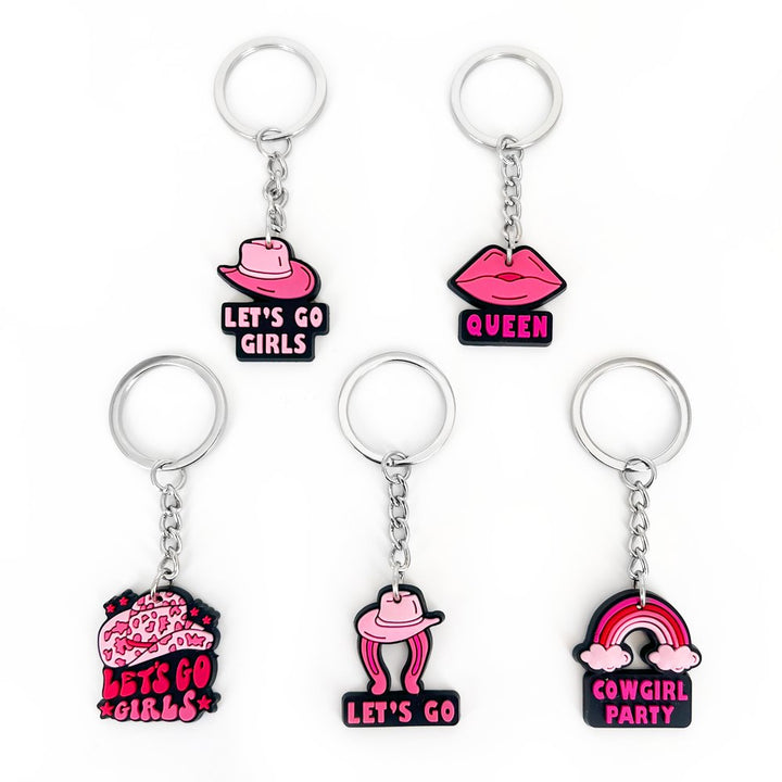 Pink Character Keychains
