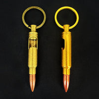 Gold Finish Cartridge Keychains