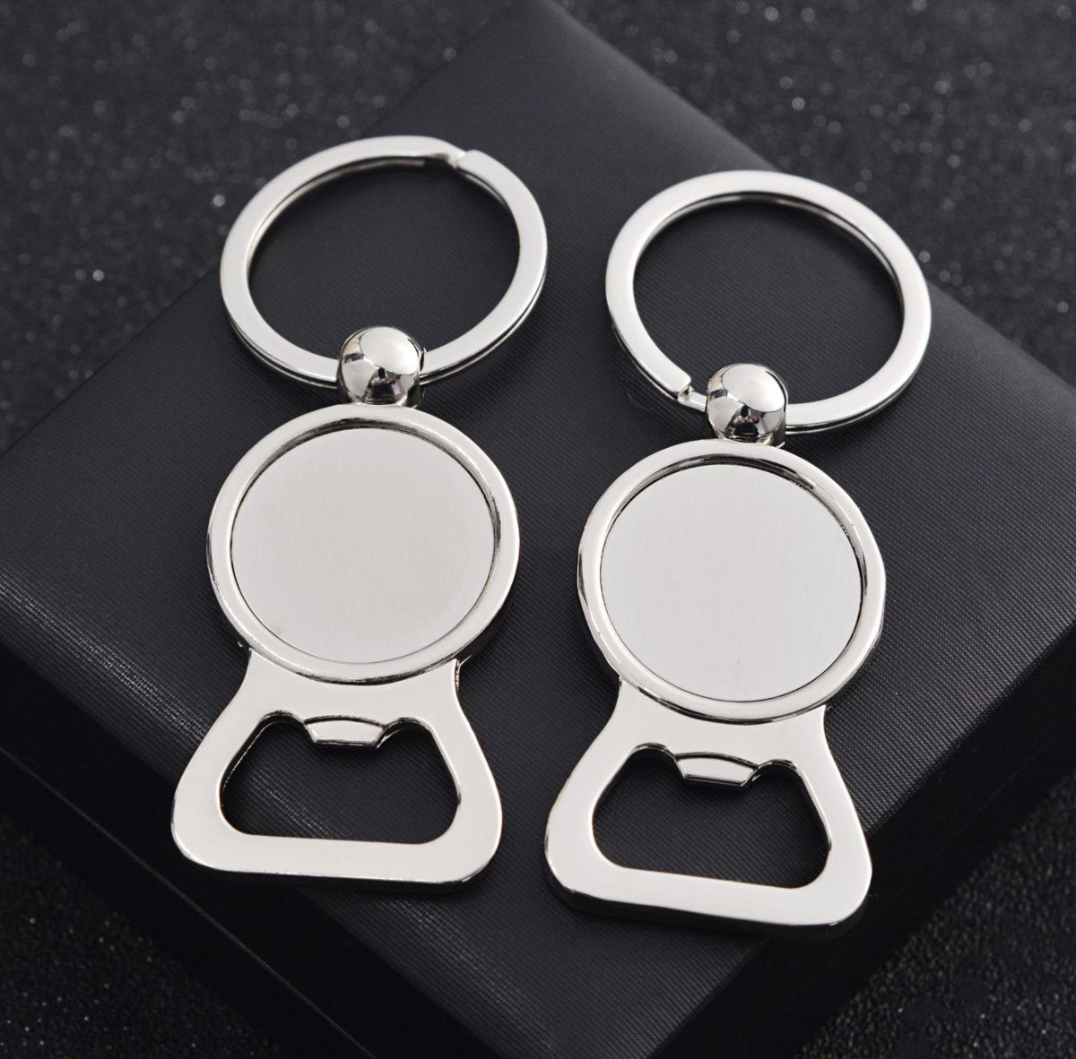 Round Bottle Opener Keychains