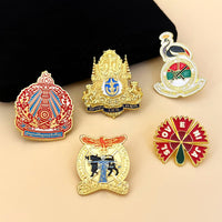 Gold Crest Pins