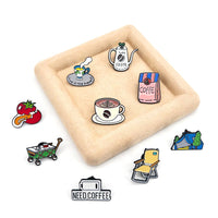 Coffee Enamel Pins