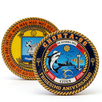 Rope Edge Anniversary Coin