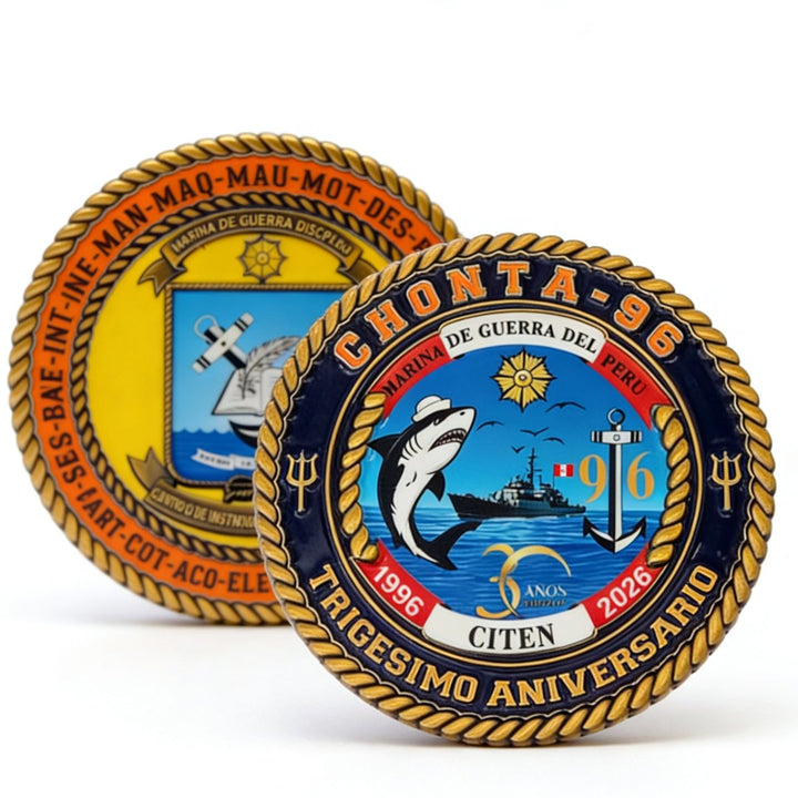 Rope Edge Anniversary Coin