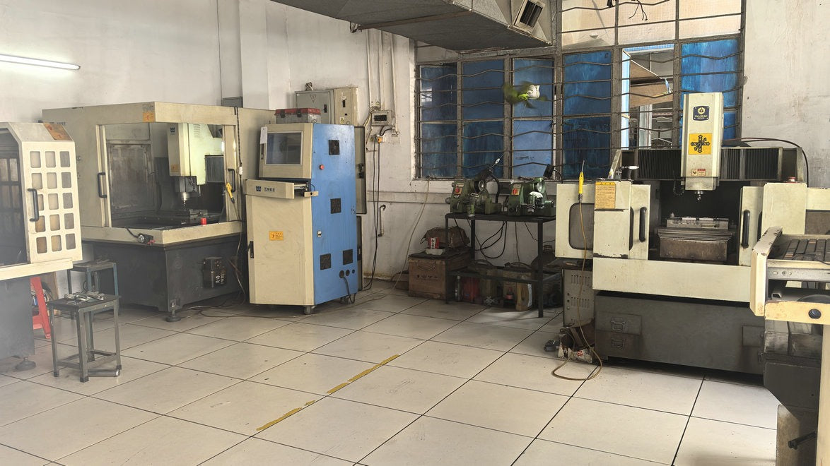 CNC engraving equipment shown in Herman production materials